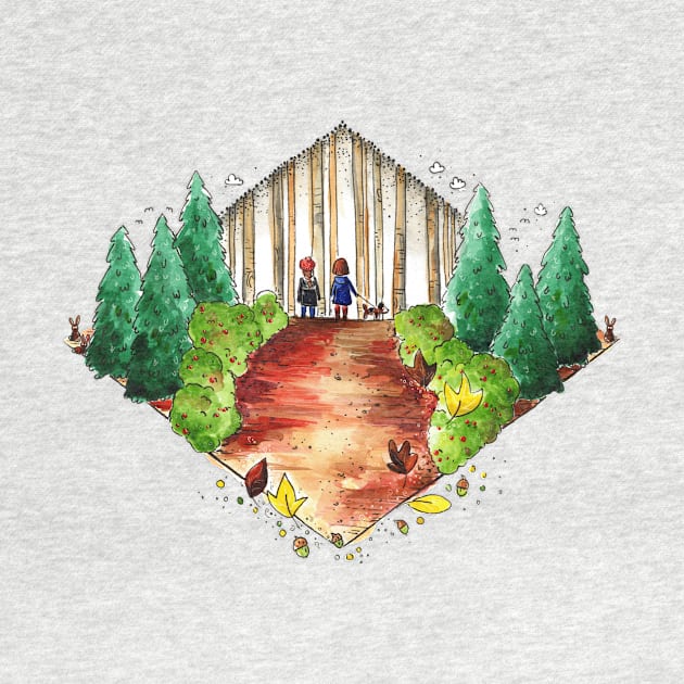 Forest Walks by Vicky Kuhn Illustration